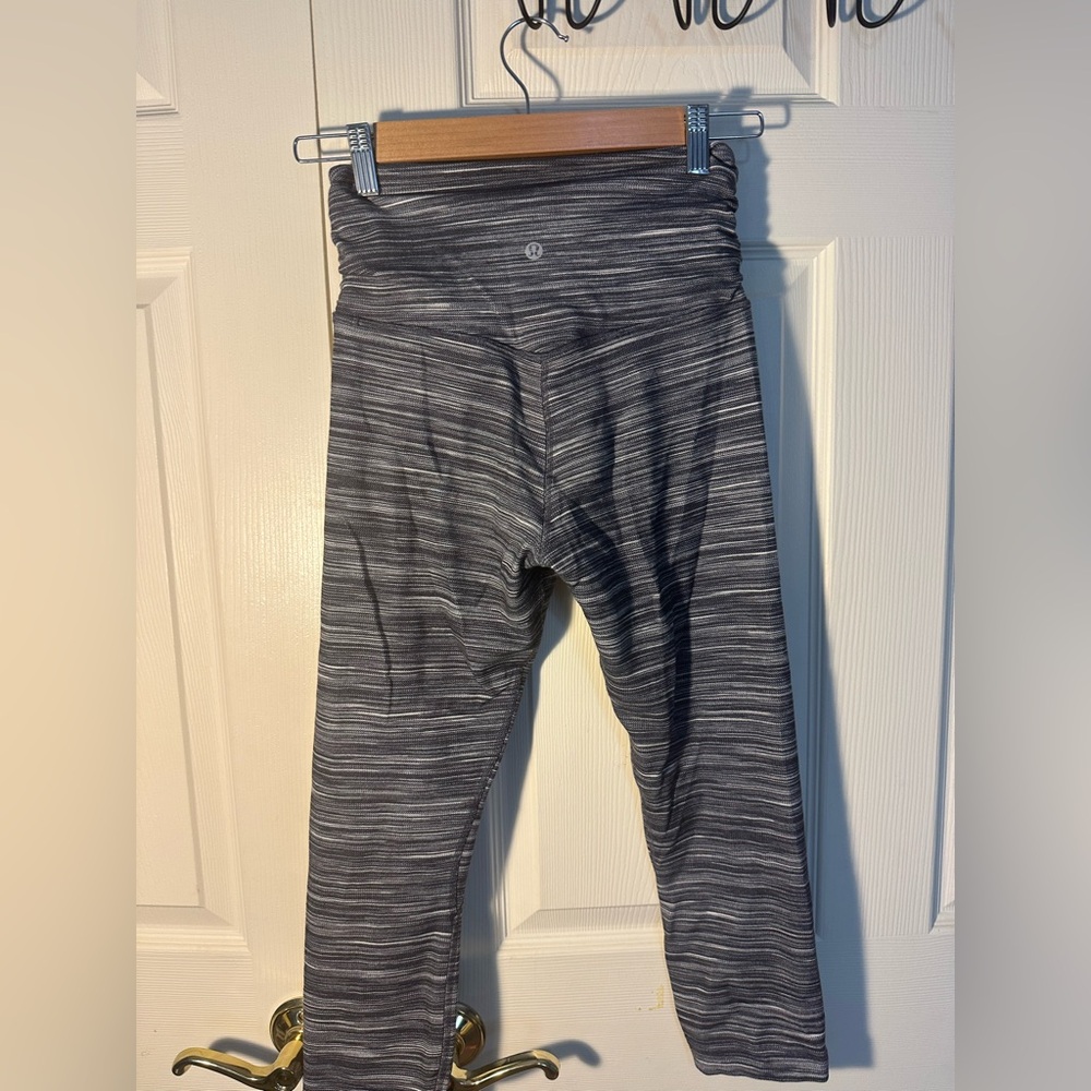 lululemon athletica Gray Leggings High-Rise Stretchy